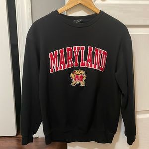 University of Maryland Crew Neck Sweatshirt (Size: M)